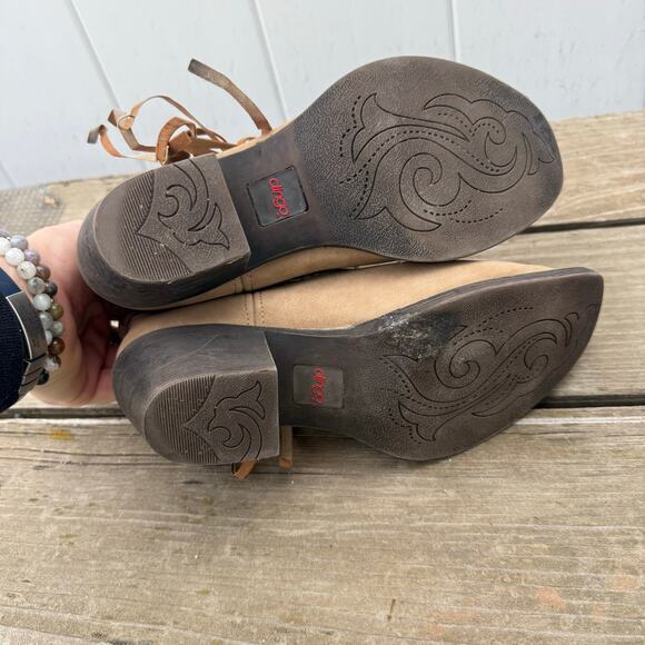 Dingo Valerie Paisley Round Toe Cowgirl Ankle Bootie Boots 6.5M DI8951 - Picture 4 of 8